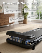 Loopband met motordetails in een thuisomgeving