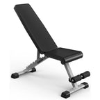 Fitvect onyx adjustable weight bench on a white background