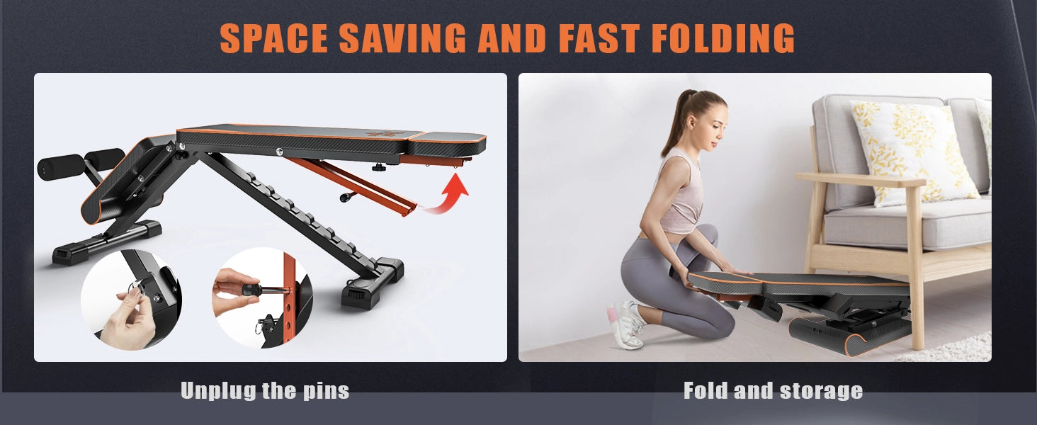 Ruimtebesparend en snel opvouwbaar product met afbeeldingen van gebruik en montage.